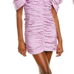Anthropologie HUTCH x  Wren Mini Dress Lilac Ruched Pastel Dress Photo 0