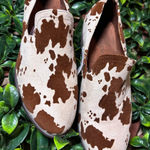 Pierre Dumas  Brown and Cream Slip-On Shoes Photo 0