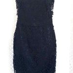 Harper Navy blue backless lace semi formal dress Crochet Women’s Size S Small Photo 0