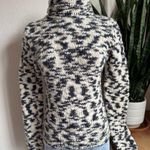 Vintage Y2K Wool Turtleneck Sweater Black White Knit Y2K Teacher small Gap Photo 0