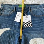 Free People Sandrine Rose by Free Peaople Harem Patch Jeans Medium wash size 26 Photo 6