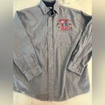 Vintage BAW Athletic Wear XL Embroidered Teacher Kindergartner Long Sleeve Shirt Blue Photo 1