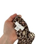 J.Jill  Kona St Cross Back Brown Floral Midi Dress Boho Preppy NEW Womens Large Photo 5