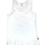 Tommy Hilfiger Vintage y2k Rhinestones Studded White Camisole Photo 0