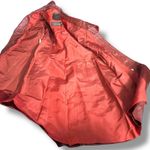 Vintage 70s Burgundy Leather Longline Trench Coat White Whipstitch Western Ranch Red Photo 12