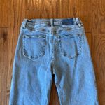 Lands End high rise stovepipe straight ankle jeans size 8 Blue Photo 10