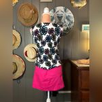 Joseph A Y2K Jospeh A. Bright Flowers on White Sleeveless Pet. Med. Photo 4