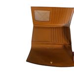 Michael Kors Studded Jet Set Travel Continental Wallet Brown MK Logo Photo 5