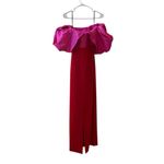 Solace London 🆕 Sian Colorblock Maxi Dress Red Sz 0 US Photo 2