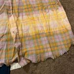 White Burch large plaid flannel Pink Photo 3