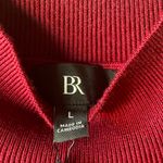 Banana Republic NWT BR Ribbed Vest Women Size Large Burgundy Photo 2