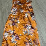 Floral Orange Women's Dress Photo 0
