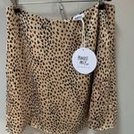 Princess Polly NWT! Leopard Print Dana Mini Skirt size 12 Photo 2