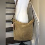 Coach Suede Slim Duffle Tote Convertible Crossbody Shoulder Bag Vintage Photo 2