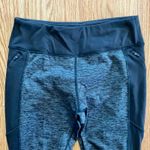 Athletic Works  Black Gray Colorblock Leggings Womens Medium Photo 2