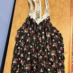 Iris Floral Sleeveless Ruched Tank Top Pink Size XL Photo 0