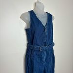 Rachel Comey  x Target Indigo Denim Wash Jean Sleeveless Jumpsuit Size 2 belt Y2K Photo 1