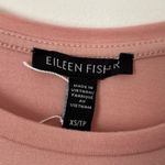 Eileen Fisher  Pink Crew Neck Tunic Top NWT XS Business Casual Photo 1