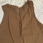 Free People  Elliot Romper Cotton Brown Photo 7