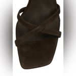 Jeffrey Campbell  Espresso Suede Chrissy Sandal Kitten Heels Photo 1