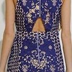 Endless Rose  Navy Crochet Dress Size Small Photo 1