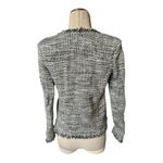 IRO  Jacket Unplug Silver/White Metallic Tweed Size 36 Open Front Photo 3