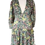 Love Shack Fancy Lorencia Maxi Dress Night Sky Glow Floral Multicolor S/M 6-8 NWT Photo 4