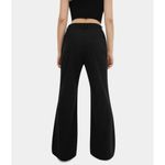 Halara High Waisted Belted Button Zipper Pocket Flare Casual Cargo Pants Black L Photo 1