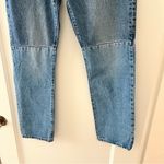 Levi's 501 Blue Patched High Rise Straight Leg Jeans Size 30x30 NWT Photo 1