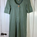 The Territory Ahead  Sage Green Cotton Button Front Midi Dress Women's Size S Photo 0