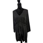 Torrid Chiffon Rainbow Clip Dot Smocked Waist Extreme High Low Top New w/ Tag Photo 5