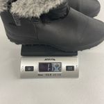Totes women's Rikki waterproof black faux fur lined zip snow winter boots shoes Size 8 Photo 9