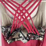 Lululemon  Size 6 Wild Tank Top Heathered Bon Bon So Fly Butterfly Angel Wing Photo 5