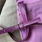 Tumi Nylon Lilac crossbody bag lightweight travel magnetic flap closure preppy Purple Photo 8