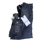 NEW Wallflower JEAN OVERALLS Womens SMALL 29x25.5 Button Blue Denim Bib Jean NWT Size 29 Photo 7