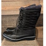 Jambu JBU By Boots Womens 10 M Chilly Mid Calf Winter B9CHl01 Black Faux Leather Photo 0