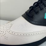 Foot Joy Black and White Spike Golf Shoes Size 7 Photo 2