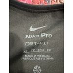 Nike Pro Training top Dri Fit Tight Fit Size XS black womens Photo 4