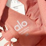 Alo Yoga  Size XS Mauve Lace Up Back Cropped Sleeveless Tank Athletic Workout Photo 1