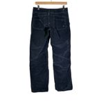 Athleta Velvet Cargo Pants Navy Blue Women's Size 4 Straight Leg Zip Pockets Photo 5