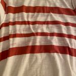 Roxy Orange And White Long Sleeve Dress Photo 2