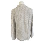 Soft Surroundings  NWT Sweater Open Cable Knit Flare Sleeve Mock Neck sz L Photo 1