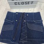 Opening Ceremony asymmetrical mini denim skirt sz S RARE!! Photo 5