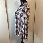 Gap Plaid Tunic Shirt, Button Up Long Sleeve, Casual Flannel Style Top‎ Photo 2