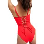 Good American NWT Sculpt One-Piece Swimsuit in Bright Poppy 002 Photo 2