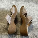 Dansko  Sophie Sandals Womens 40 Taupe Buckle Wedge Heels Slip On US 10 10.5 Photo 7