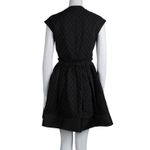 Carven Black Textured Sleeveless Dress Size 2 Photo 2