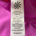 Athleta women's fuchsia athletic shorts size small panty lined and pockets Photo 10