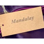 NWT Mandalay Oleander Purple Satin Beaded Short Cocktail Dress Womens Size 10 Photo 8