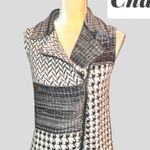 CHAPS  super nice black gray and white blend with a unique blend of design!! Nwot Photo 0